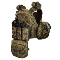 Плитоноска женская Warmor Gen. 3 FL MAX (for Ladies) МУЛЬТИКАМ + 7 подсумков