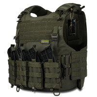 Плитоноска Warmor Gen.4 ОЛИВА + 4 підсумки