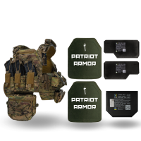 NEW! Бронежилет 6-го класса Warmor Gen.5 МУЛЬТИКАМ + защитой боков и паха + 9 подсумков