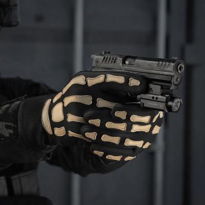 Перчатки M-Tac Skeleton Nomex Черный/Койот в Украине