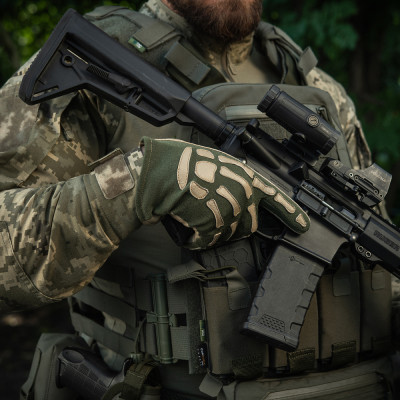 Перчатки M-Tac Skeleton Nomex Олива/Койот в Украине