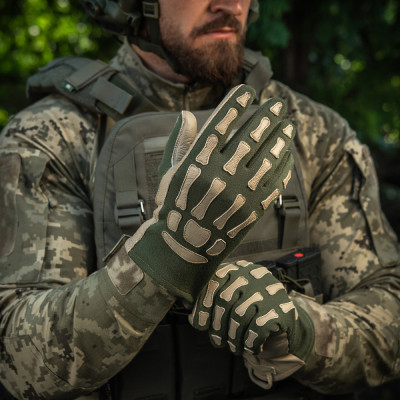 Перчатки M-Tac Skeleton Nomex Олива/Койот в Украине