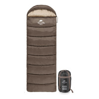 Спальник з капюшоном лівий (1°C) Naturehike U350 NH20MSD07. Коричневий