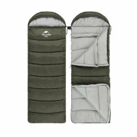 Спальник с капюшоном правый (1°C) Naturehike U350 NH20MSD07. Зеленый