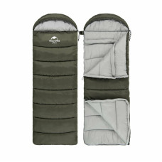 Спальник с капюшоном правый (1°C) Naturehike U350 NH20MSD07. Зеленый