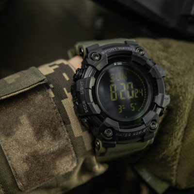 Тактические часы 2037 Army M-Tac. Олива в Украине