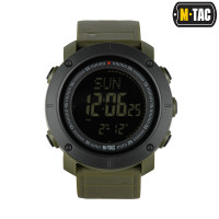 Тактические часы c компасом 2095 Army M-Tac. Олива