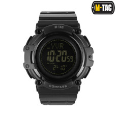 Тактические часы c компасом 2233 Army M-Tac. Чорний