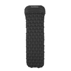 Коврик надувной 65 мм Naturehike FC-12 NH19Z003-P с подушкой и мешком для надувания. Графит