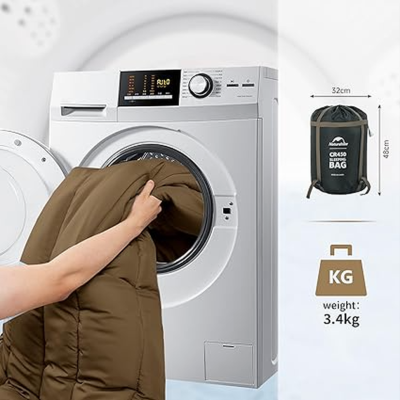 Спальный мешок 3 в 1 Naturehike CR450 CNH22SD011, коричневый в Украине