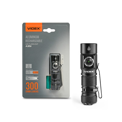 Портативный светодиодный фонарик VIDEX 300Lm 5000K в Украине