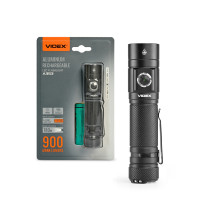 Портативный светодиодный фонарик VIDEX 900Lm 5000K