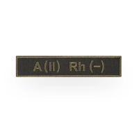 Шеврон Specprom Група крові А(2) Rh (-) олива