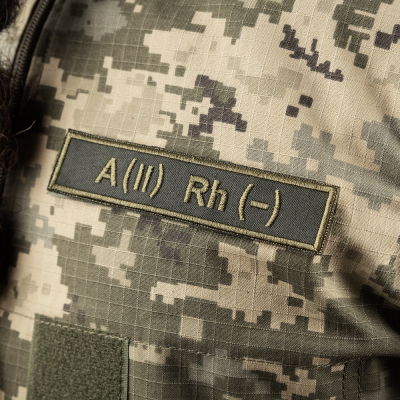 Шеврон Specprom Группа крови А(2) Rh (-) олива в Украине