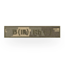 Шеврон Specprom Группа крови B(3) Rh (-) пиксель