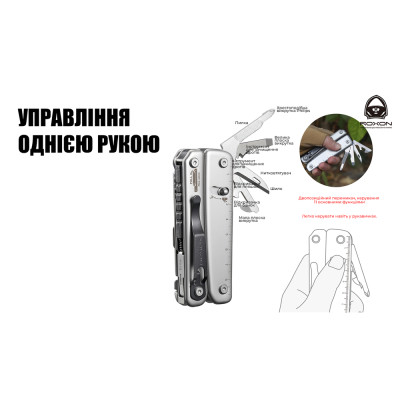 Мультитул Roxon Flash S803E (20 в 1) в Украине