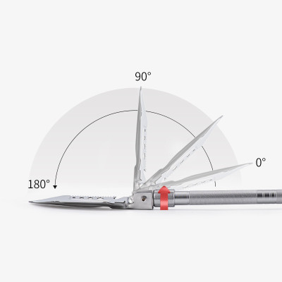 Лопата Naturehike Multifunctional outdoor shovel NH20GJ002. Серый в Украине