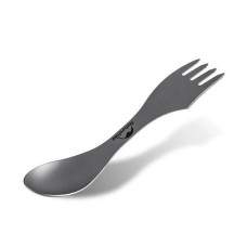 Ложка-вилка-нож титановая Naturehike Titanium NH19T012. Серый