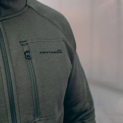 Кофта тактическая Pentagon Leonidas 2.0. Черный в Украине