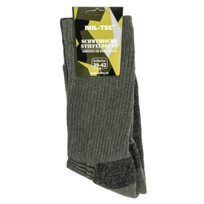 Носки трекинговые Mil-Tec Swedish Boot Socks, Олива в Украине