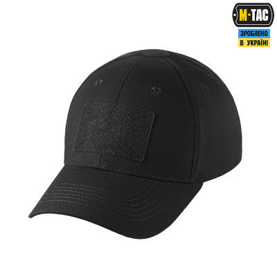 Тактическая кепка M-Tac Elite Flex, Черный в Украине
