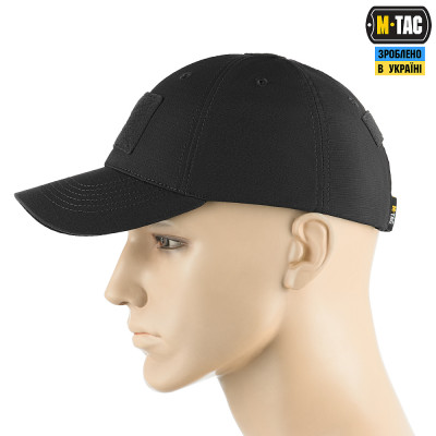 Тактическая кепка M-Tac Elite Flex, Черный в Украине