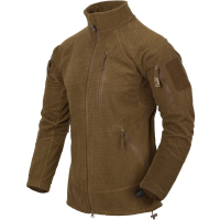 Флисовая куртка-кофта Helikon AlphaTactical. Койот