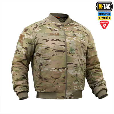 Куртка зимняя M-Tac MA-1 Military Primaloft. Мультикам в Украине