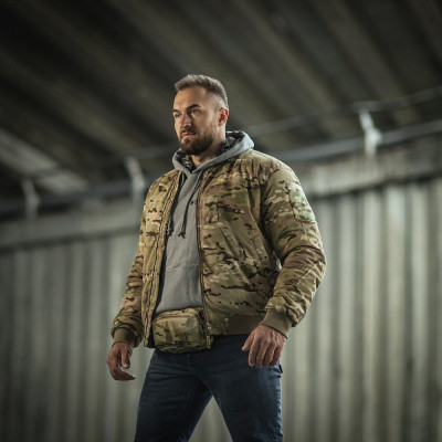 Куртка зимняя M-Tac MA-1 Military Primaloft. Мультикам в Украине