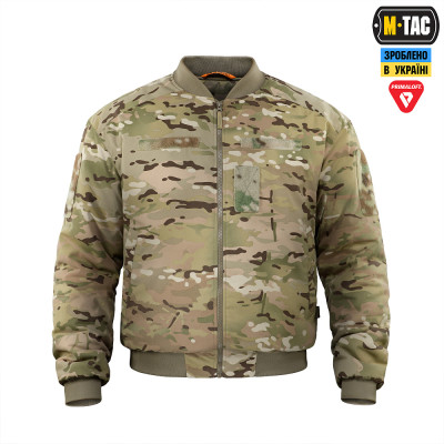 Куртка зимняя M-Tac MA-1 Military Primaloft. Мультикам в Украине