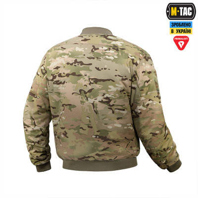 Куртка зимняя M-Tac MA-1 Military Primaloft. Мультикам в Украине