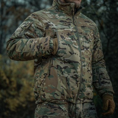 Куртка зимняя M-Tac Alpha Combat Pro Primaloft. Мультикам в Украине