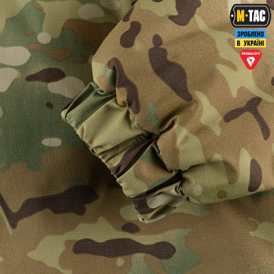 Куртка зимняя M-Tac Alpha Combat Pro Primaloft. Мультикам в Украине