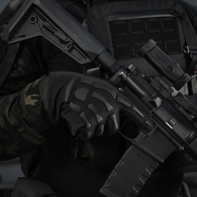 Перчатки M-Tac Skeleton Nomex Черный в Украине