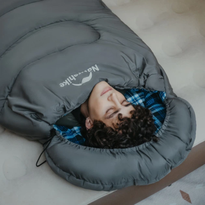 Спальный мешок с капюшоном Naturehike Clear Sky CNK2450WS042. Серый в Украине