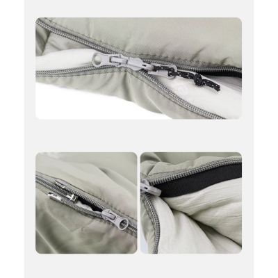 Спальный мешок с мешком для хранения Naturehike M400 CNK2350WS023 левый. Серый в Украине