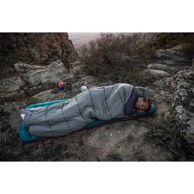 Спальный мешок с мешком для хранения Naturehike M400 CNK2350WS023 левый. Серый в Украине