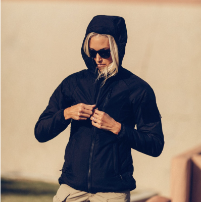 Куртка женская Helikon Wolfhound Hoodie. Черный в Украине