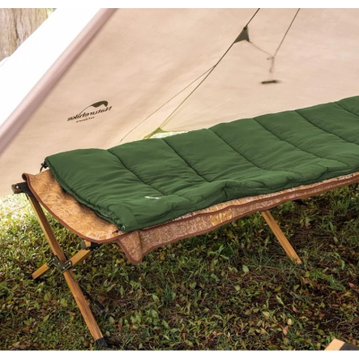 Спальный мешок Naturehike F150 NH22MSD05 правый. Темно-зеленый в Украине