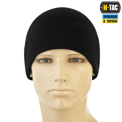 Шапка флисовая M-Tac Watch Cap Elite из Slimtex. Черный в Украине