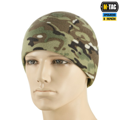 Шапка флисовая M-Tac Watch Cap Elite из Slimtex. Мультикам в Украине