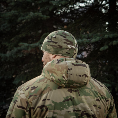 Шапка флисовая M-Tac Watch Cap Elite из Slimtex. Мультикам в Украине