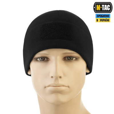Шапка флисовая M-Tac Watch Cap Elite с Velcro. Черный в Украине