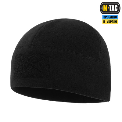 Шапка флисовая M-Tac Watch Cap Elite с Velcro. Черный в Украине