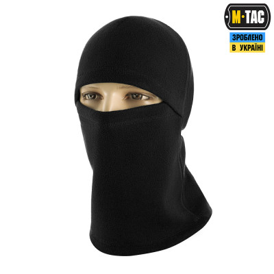 Балаклава-ниндзя M-Tac Elite флис (320г/м2) Черный в Украине