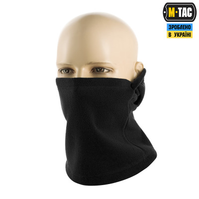 Балаклава-ниндзя M-Tac Elite флис (320г/м2) Черный в Украине