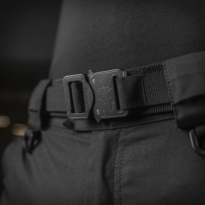 Тактичний ремінь M-Tac Cobra Buckle Belt Gen.II. Чорний в Україні