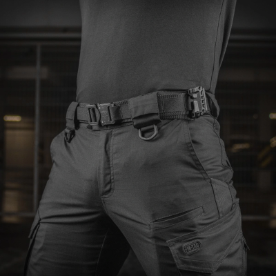 Тактичний ремінь M-Tac Cobra Buckle Belt Gen.II. Чорний в Україні