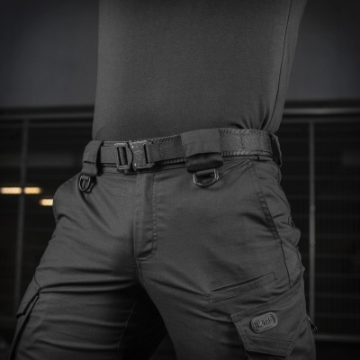 Тактичний ремінь M-Tac Cobra Buckle Belt Gen.II. Чорний в Україні