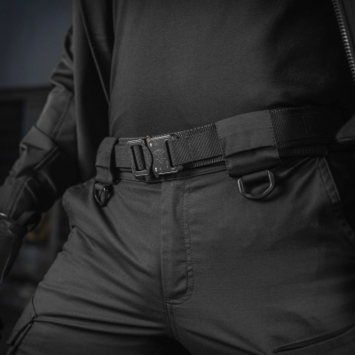 Тактичний ремінь M-Tac Cobra Buckle Belt Gen.II. Чорний в Україні